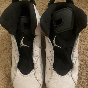Jordan Kids Black and White Sneakers